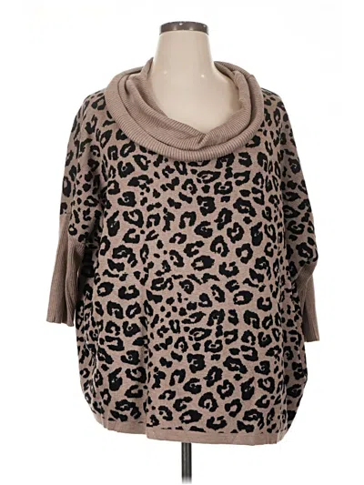Pre-owned Apt. 9 Pullover Sweater In Brown