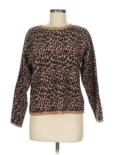 Pre-owned Apt. 9 Pullover Sweater In Brown