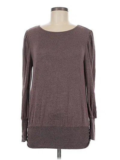 Pre-owned Apt. 9 Pullover Sweater In Brown
