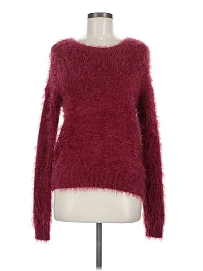 Pre-owned Apt. 9 Pullover Sweater In Burgundy