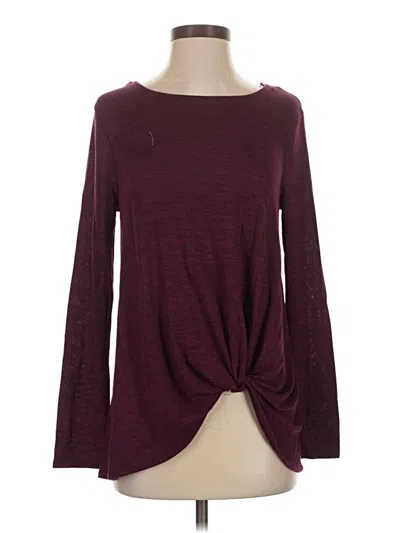 Pre-owned Apt. 9 Pullover Sweater In Burgundy