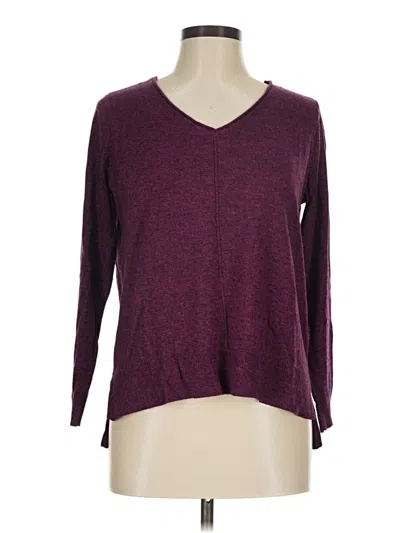Pre-owned Apt. 9 Pullover Sweater In Burgundy