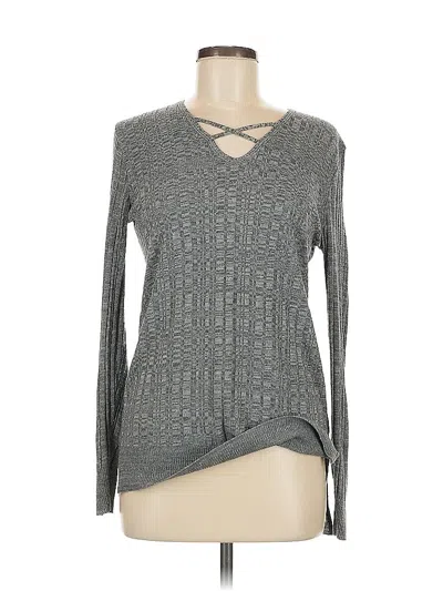 Pre-owned Apt. 9 Pullover Sweater In Gray