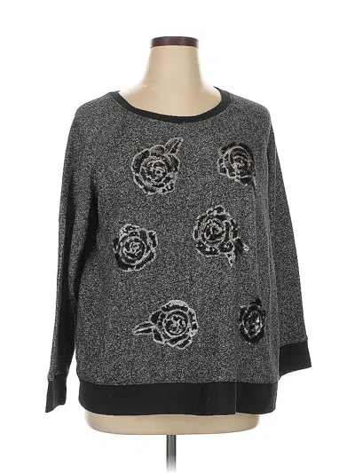 Pre-owned Apt. 9 Pullover Sweater In Gray