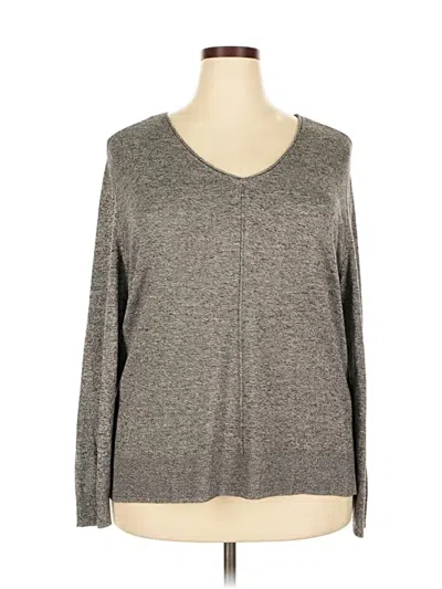 Pre-owned Apt. 9 Pullover Sweater In Gray