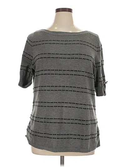 Pre-owned Apt. 9 Pullover Sweater In Gray