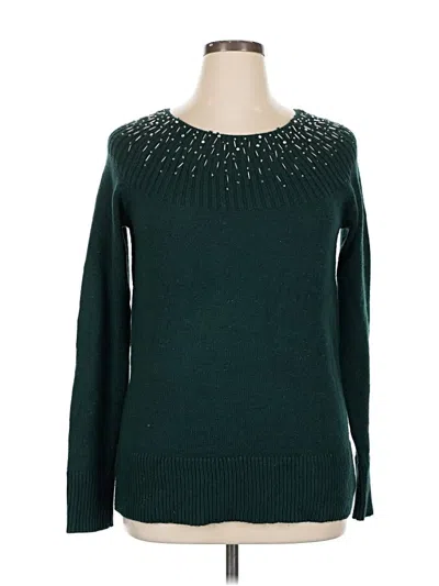 Pre-owned Apt. 9 Pullover Sweater In Green