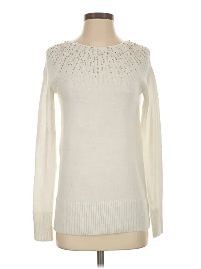 Pre-owned Apt. 9 Pullover Sweater In Ivory