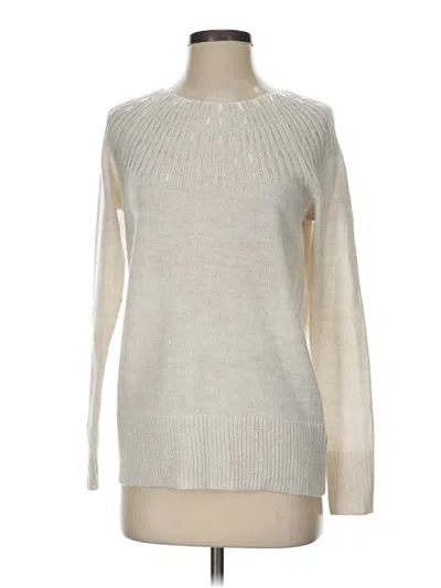 Pre-owned Apt. 9 Pullover Sweater In Ivory