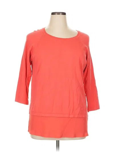 Pre-owned Apt. 9 Pullover Sweater In Orange