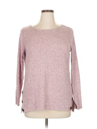 Pre-owned Apt. 9 Pullover Sweater In Pink