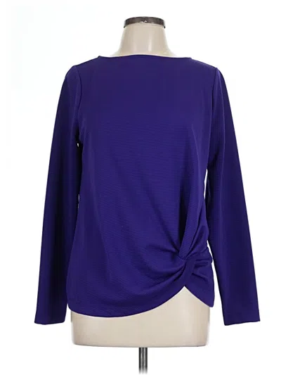 Pre-owned Apt. 9 Pullover Sweater In Purple