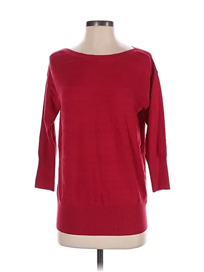 Pre-owned Apt. 9 Pullover Sweater In Red