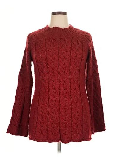 Pre-owned Apt. 9 Pullover Sweater In Red