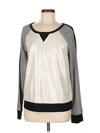 Pre-owned Apt. 9 Pullover Sweater In Silver