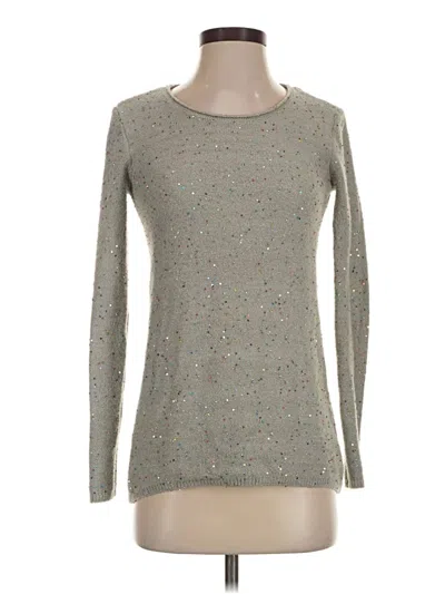 Pre-owned Apt. 9 Pullover Sweater In Silver