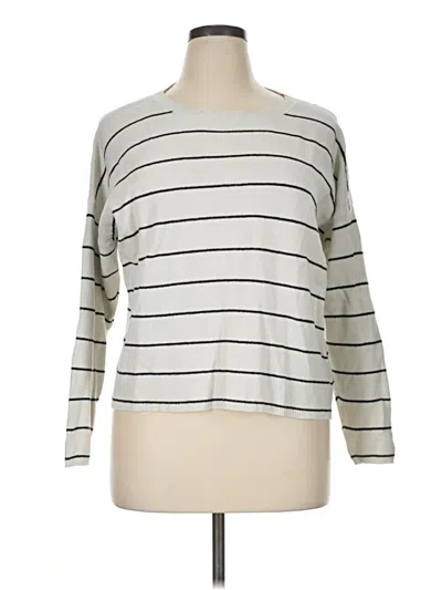 Pre-owned Apt. 9 Pullover Sweater In Silver