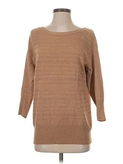 Pre-owned Apt. 9 Pullover Sweater In Tan