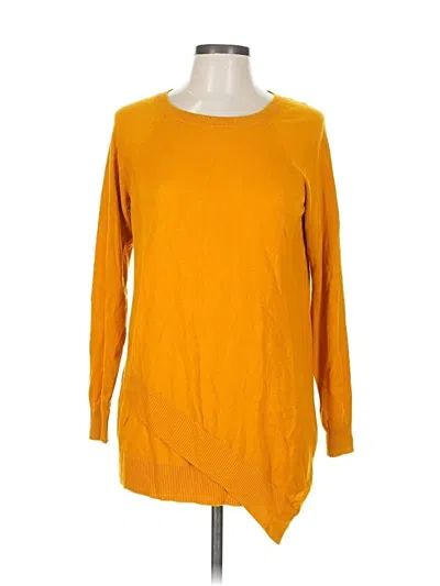 Pre-owned Apt. 9 Pullover Sweater In Yellow