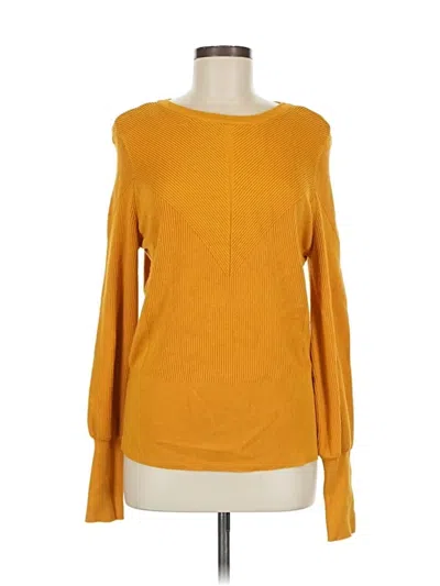 Pre-owned Apt. 9 Pullover Sweater In Yellow
