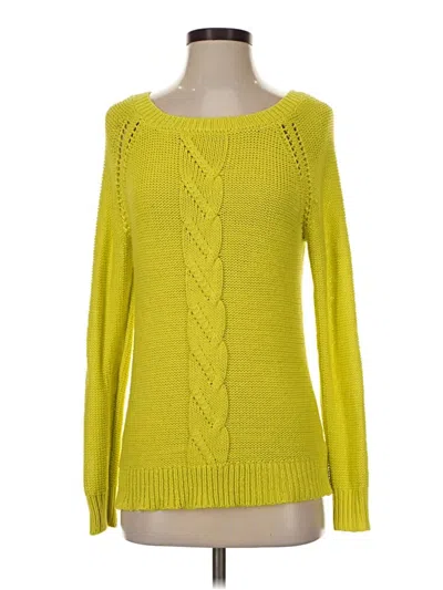 Pre-owned Apt. 9 Pullover Sweater In Yellow