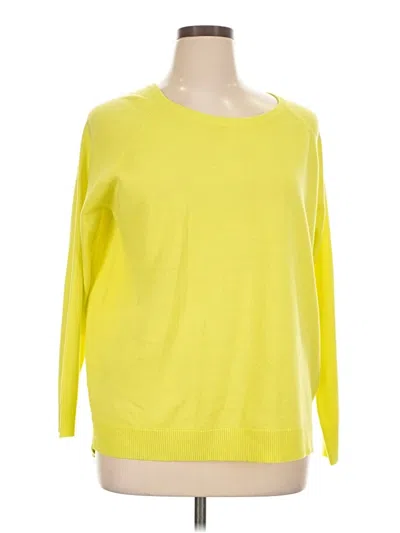Pre-owned Apt. 9 Pullover Sweater In Yellow