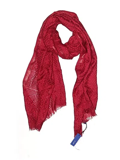 Pre-owned Apt. 9 Scarf In Red