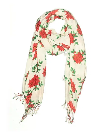 Pre-owned Apt. 9 Scarf In Red