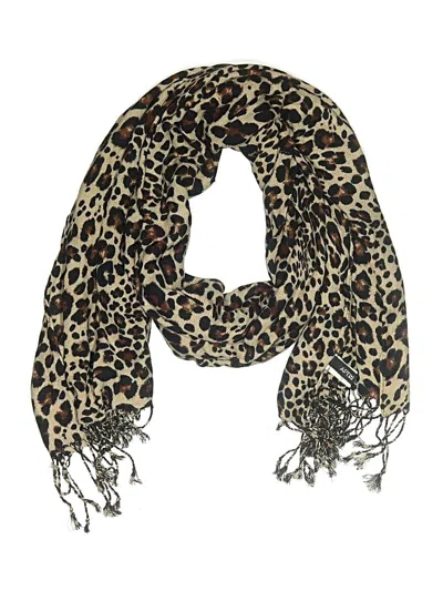 Pre-owned Apt. 9 Scarf In Tan