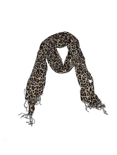 Pre-owned Apt. 9 Scarf In Tan
