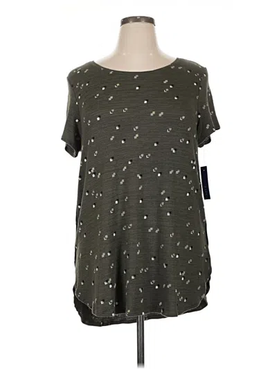 Apt. 9 Short Sleeve Blouse In Green