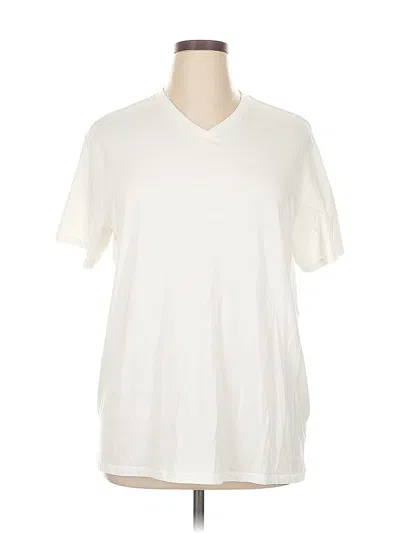Pre-owned Apt. 9 Short Sleeve T-shirt In White