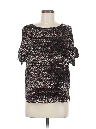 Pre-owned Apt. 9 Short Sleeve Top Black Tops
