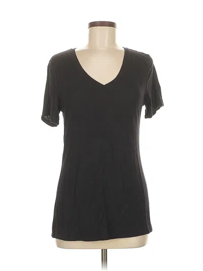 Pre-owned Apt. 9 Short Sleeve Top Black V Neck Tops