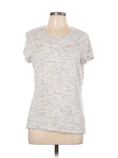Pre-owned Apt. 9 Short Sleeve Top Gray Crew Neck Tops