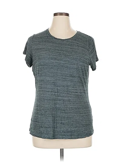 Pre-owned Apt. 9 Short Sleeve Top Gray Crew Neck Tops