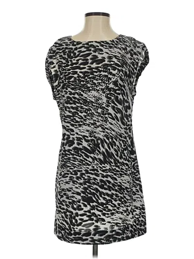 Pre-owned Apt. 9 Short Sleeve Top Gray Scoop Neck Tops