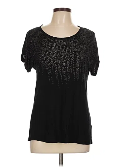 Pre-owned Apt. 9 Short Sleeve T-shirt In Black