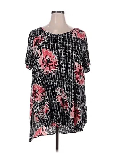 Pre-owned Apt. 9 Short Sleeve T-shirt In Black