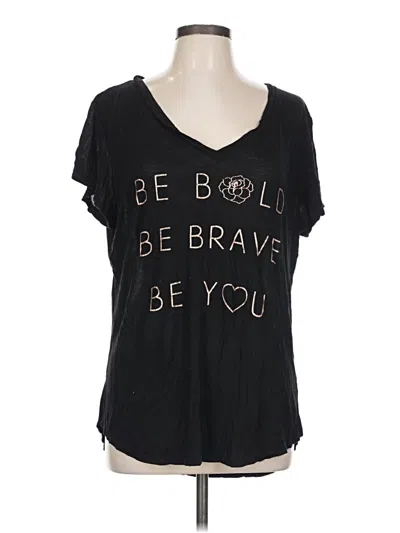 Pre-owned Apt. 9 Short Sleeve T-shirt In Black