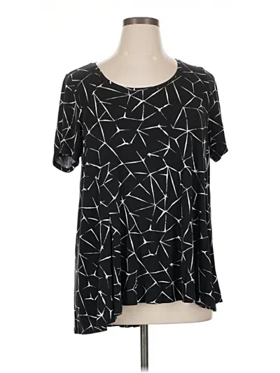 Pre-owned Apt. 9 Short Sleeve T-shirt In Black