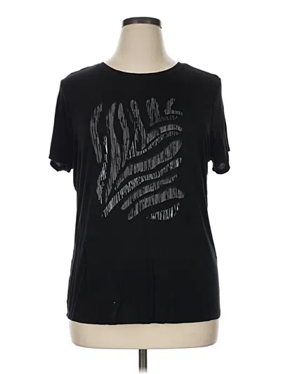 Pre-owned Apt. 9 Short Sleeve T-shirt In Black