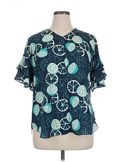 Pre-owned Apt. 9 Short Sleeve T-shirt In Blue