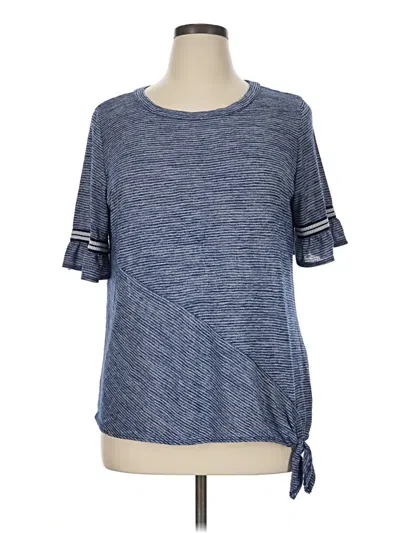 Pre-owned Apt. 9 Short Sleeve T-shirt In Blue