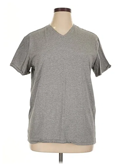 Pre-owned Apt. 9 Short Sleeve T-shirt In Gray