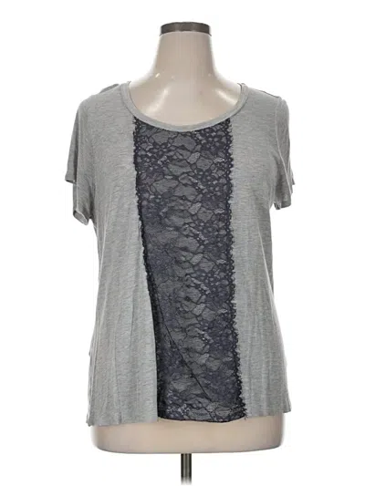 Pre-owned Apt. 9 Short Sleeve T-shirt In Gray