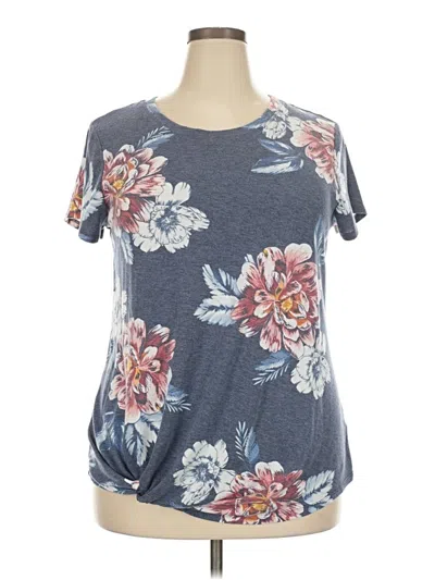 Pre-owned Apt. 9 Short Sleeve T-shirt In Gray