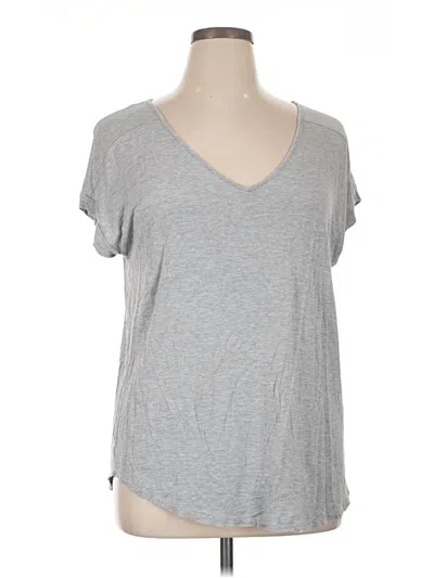 Pre-owned Apt. 9 Short Sleeve T-shirt In Gray