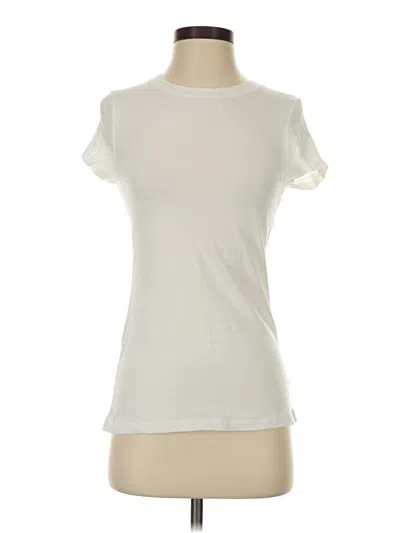 Pre-owned Apt. 9 Short Sleeve T-shirt In Ivory