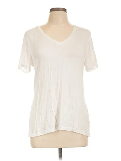 Pre-owned Apt. 9 Short Sleeve T-shirt In Ivory